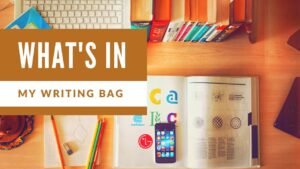 Whats In My Writing Bag. (Every day Writer) Master Class Episode 1